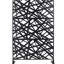 Solution d'intimité pour l'extérieur et l'intérieur avec écran élégant - H 48 po - noir, 48 po, 76 po - Créez un métal privé-121634232