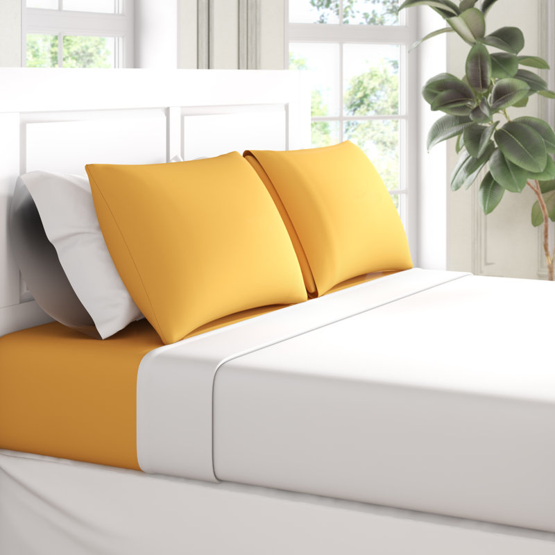 Fitted Sheet, Twin Fitted Sheet with 1 Pillowcase