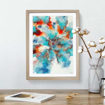 Magnificent Spark Abstract - Framed Print
