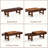 Okoboji 59.5" Mid-Century Solid Wood Slatted Bench with 2 Removable Cushions-438191000