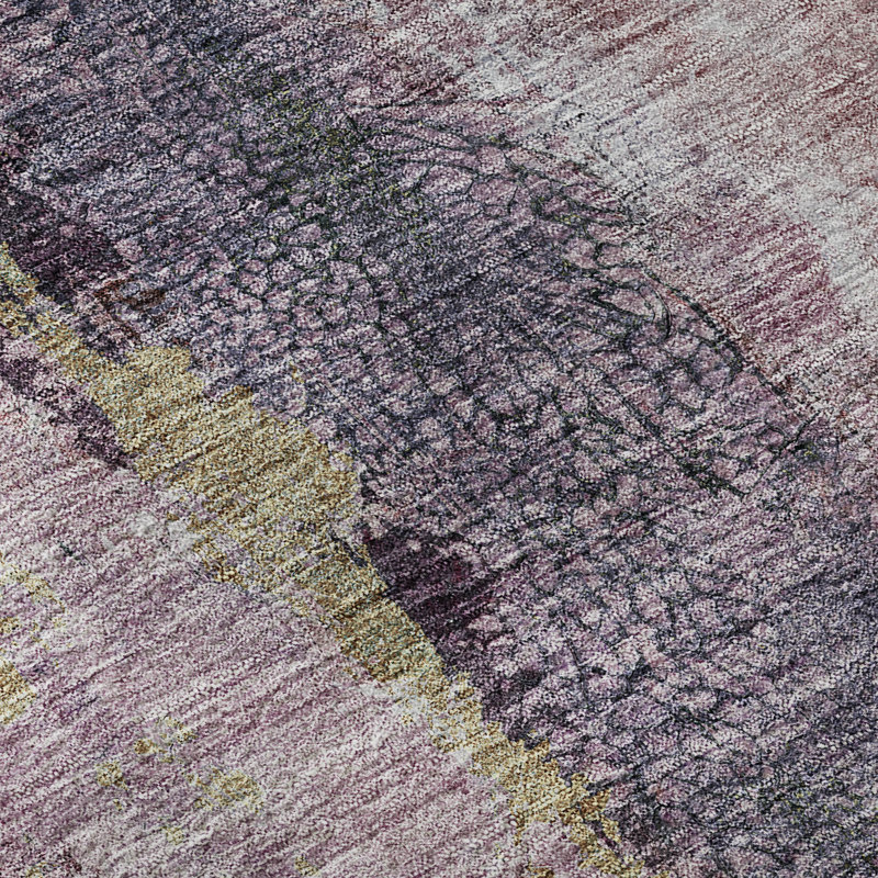 Premium Machine Washable Cerrito AMF605 Blush Rug, Rectangle 10' x 14'
