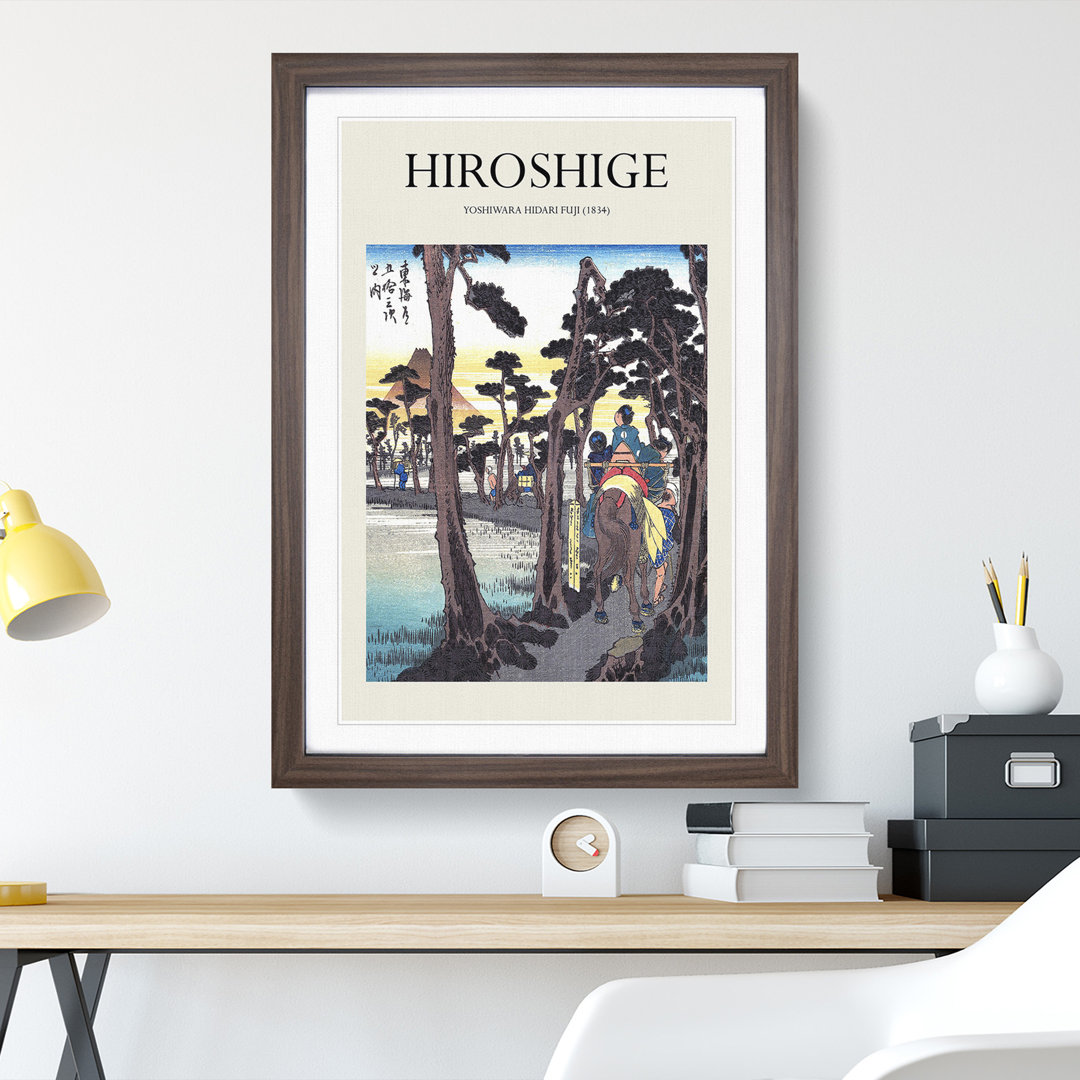 Hidari Fuji by Utagawa Hiroshige - Picture Frame Art Prints