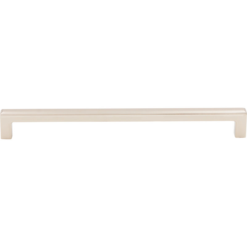 Podium Bar Pull, Polished Nickel, 9" Center to Center
