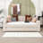 Wood Upholstered Daybed with Integrated Bluetooth Audio System, Storage Armrests and Trundle-925645984-925645985