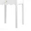 Table de chevet blanche avec table de bout blanche moderne