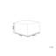 Kleban 50cm Wide Square Pouf Ottoman