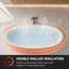 Baignoire autoportante sur pied 74 po-125490353