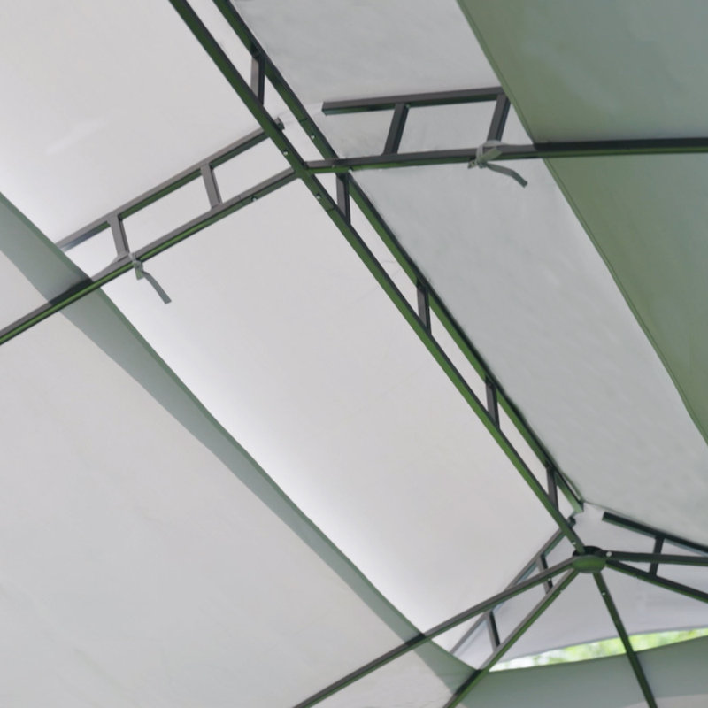 20 Ft. W x 13 Ft. D Metal Patio Gazebo
