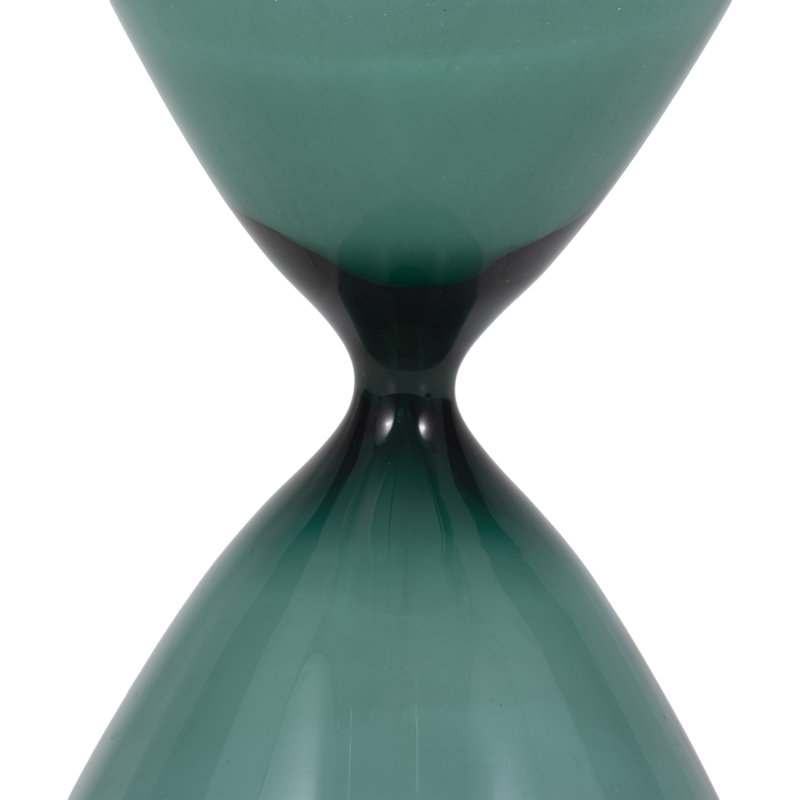 Decorative Objects for Home Decor – Modern Hourglass Sculpture for Kitchen Decor, Shelf Styling, or Decorations for Living Room – Sculptural Decorative Statues and Contemporary Sand Timer Accent