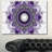 " Purple Fractal Pattern With Circles "-20866325-35109186