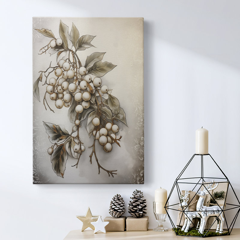 Art des Fêtes de Noël - Toile tendue avec châssis DCXCVII, H 18 po x l 12 po
