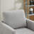 Wide Upholstered Swivel Armchair-62141722