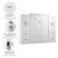 Lit escamotable Edge Storage et étagères avec portes et tiroirs-94480770