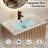 30" Wall Mounted Bathroom Vanity Set With Sink Top, Faucet And Drain, Floating Cabinet-1743086963