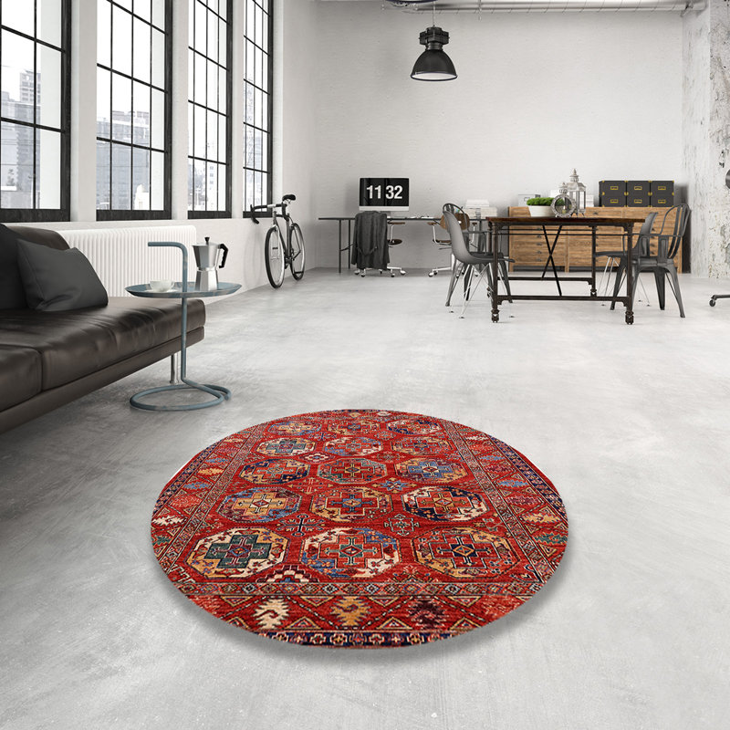 Oriental Indoor Rug, Round 4'