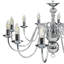 Albie 12 - Light Silver Chandelier Pendant