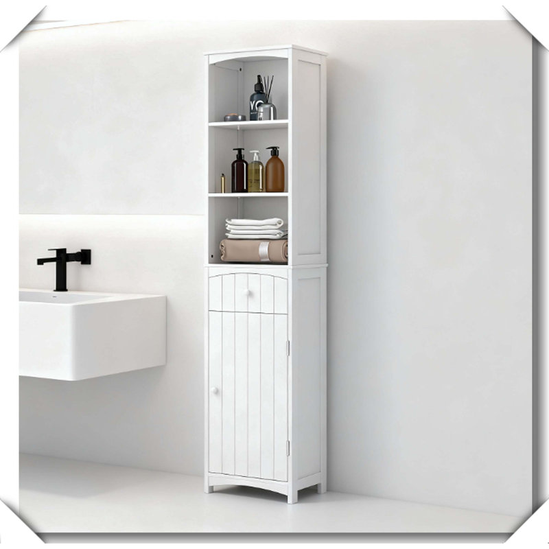 Armoire de rangement autoportante robuste en MDF
