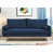 Velours bleu foncé