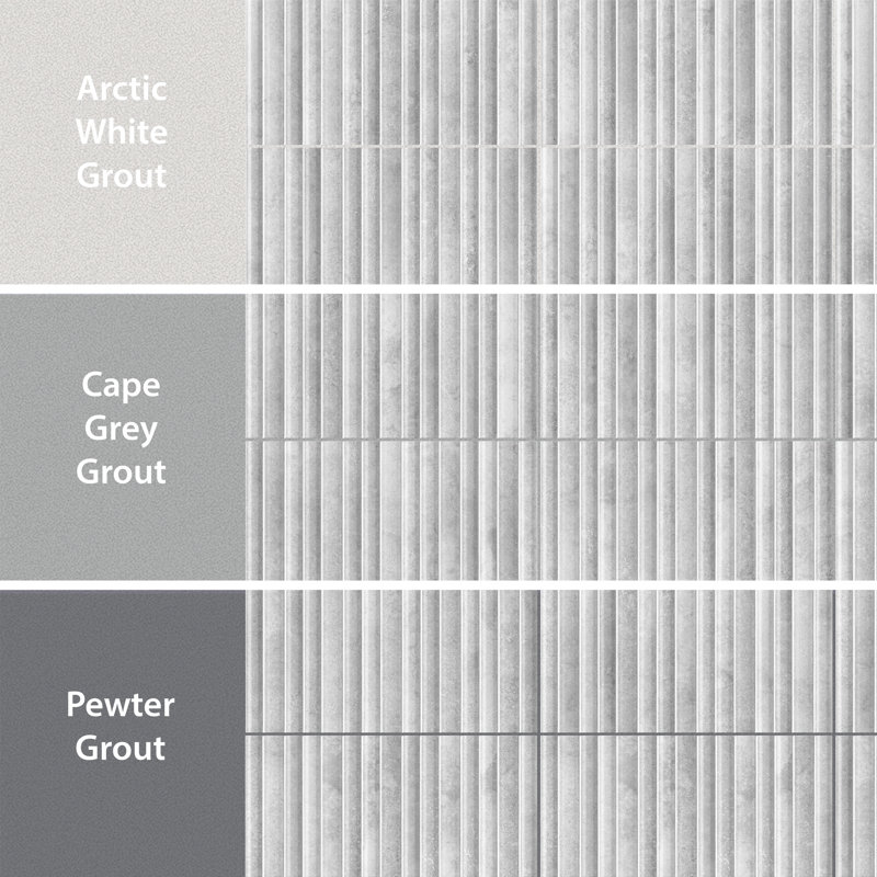 Rubik 5.88" x 11.75" Ceramic Patterned Tile, White