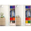 Ensemble de 6 cubes de rangement en tissu de 11 pouces, bacs pliables robustes avec poignées, paniers pliables pour l'organisation de livres de jouets, paniers de rangement multicolores pour tablettes