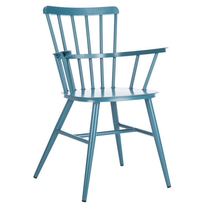 Clifton Outdoor Dining Side Chair, Matte Navy Blue