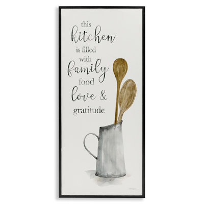 «This Kitchen Family Expression», estampe numérique encadrée par Carol Robinson