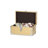 Gilded Wood Metal Keepsake Trunk Bling