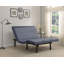 Grand lit réglable Carpon gris et noir-1075233346