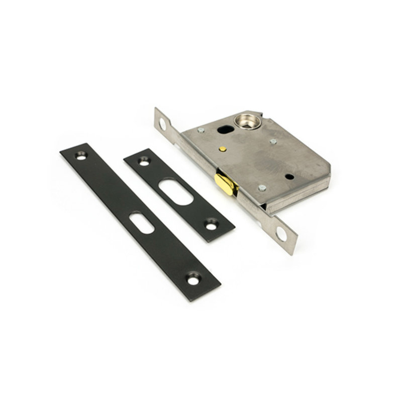 Sliding Door Lock, Aged Bronze
