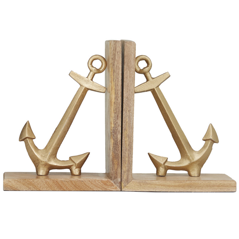 Wood Non-Skid Bookends