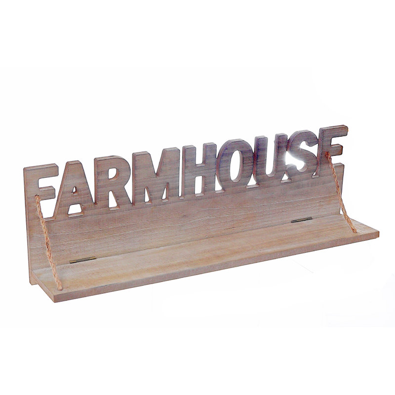 Wood Bracket Shelf