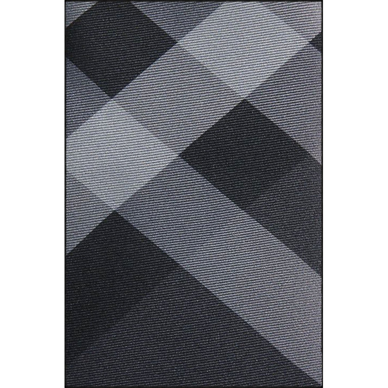 Tapis noir lavable à motifs géométriques colorés, Sous-tapis rectangulaire 2 pi 4 po x 3 pi 11 po
