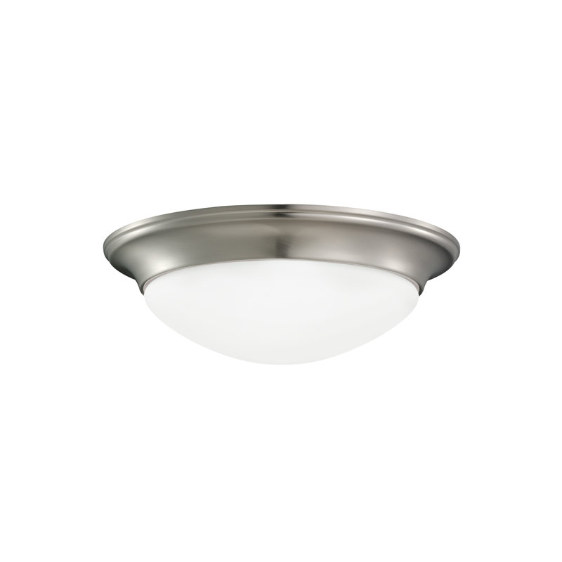 Nash Three Light Ceiling Flush Mount from Generation Lighting , Brushed Nickel