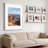 16X24 Inch Picture Frame With Mat For 12X18 Photo - Modern White Metal Poster Frame With Tempered Glass And Wall Hanging Kit