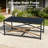 Outdoor Modern Patio Iron Rectangular Coffee Table, 47" in.W x 25" in.D-1004827131