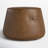 Laurenn Faux Leather Pouf - Brown-890669455