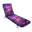  Coussin de patio d'extérieur pour l'intérieur 3 po mauve Sunset Beach Starfish Shells