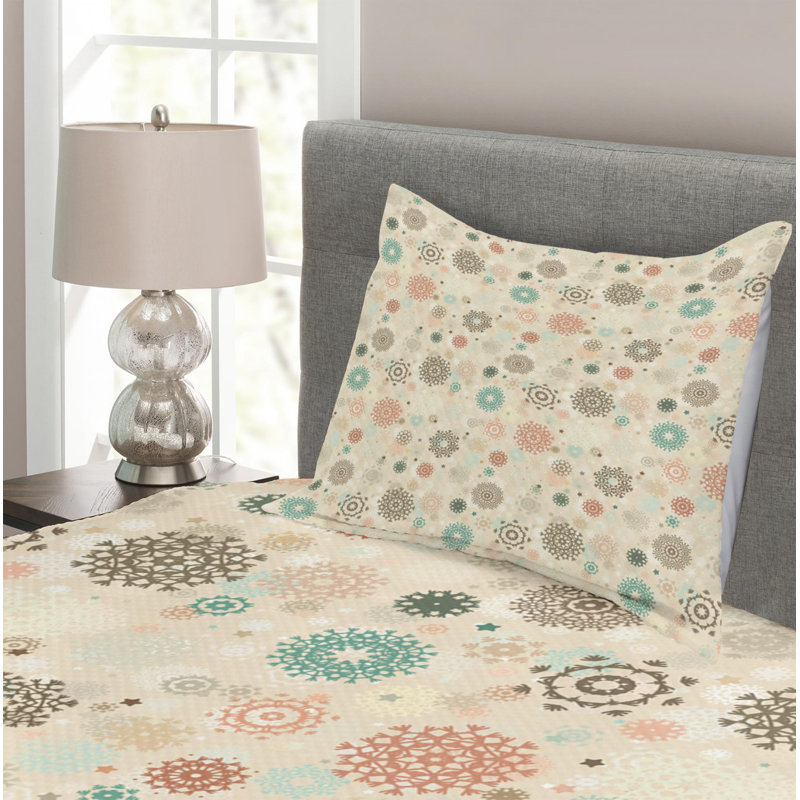 White Twin Microfiber Quilted Bedspread Set