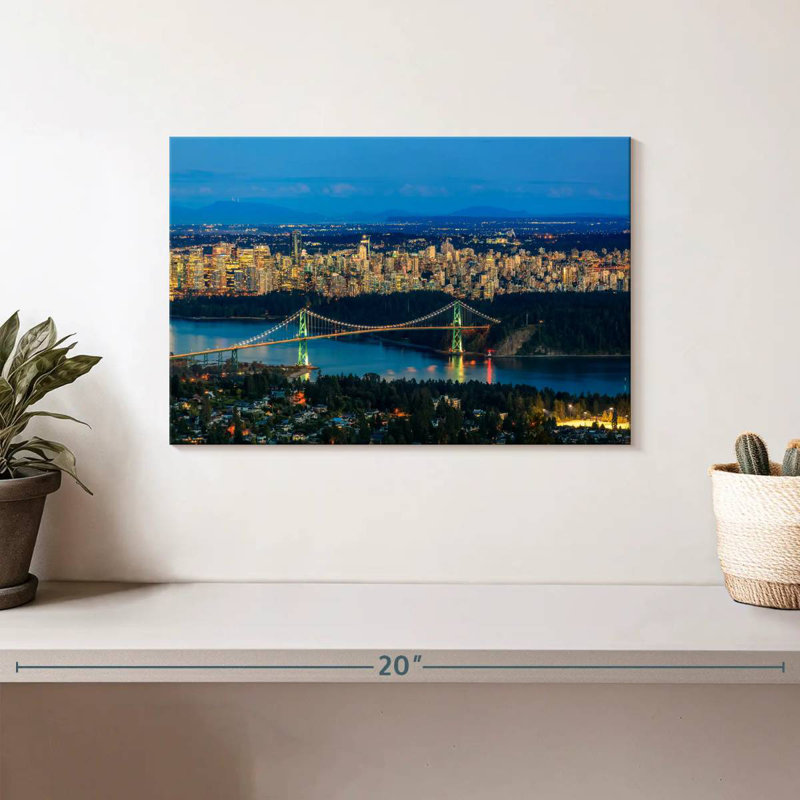 Tergel Vancouver Night Lights, 8" H x 12" W