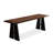 Dark walnut Rectangular Solid Wood desks-465240586