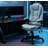 Microfiber Massage Desk Chair,Vibrating Massage Office Chair With Heat With Reclining Backrest-748089978-748089977