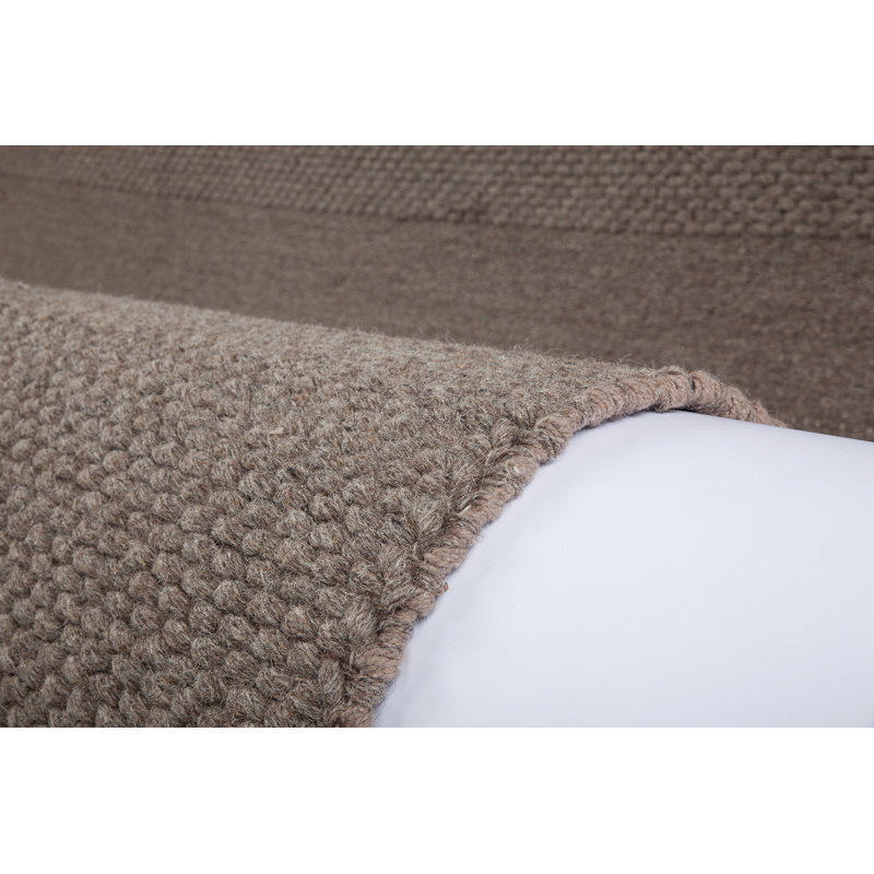 Trystan Solid Colour Hand Woven Area Rug, Rectangular 80 x 150cm