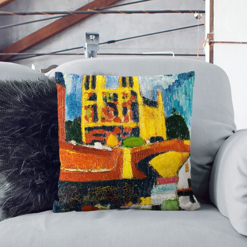 Square Cushion, 40cm H x 40cm W x 15cm D
