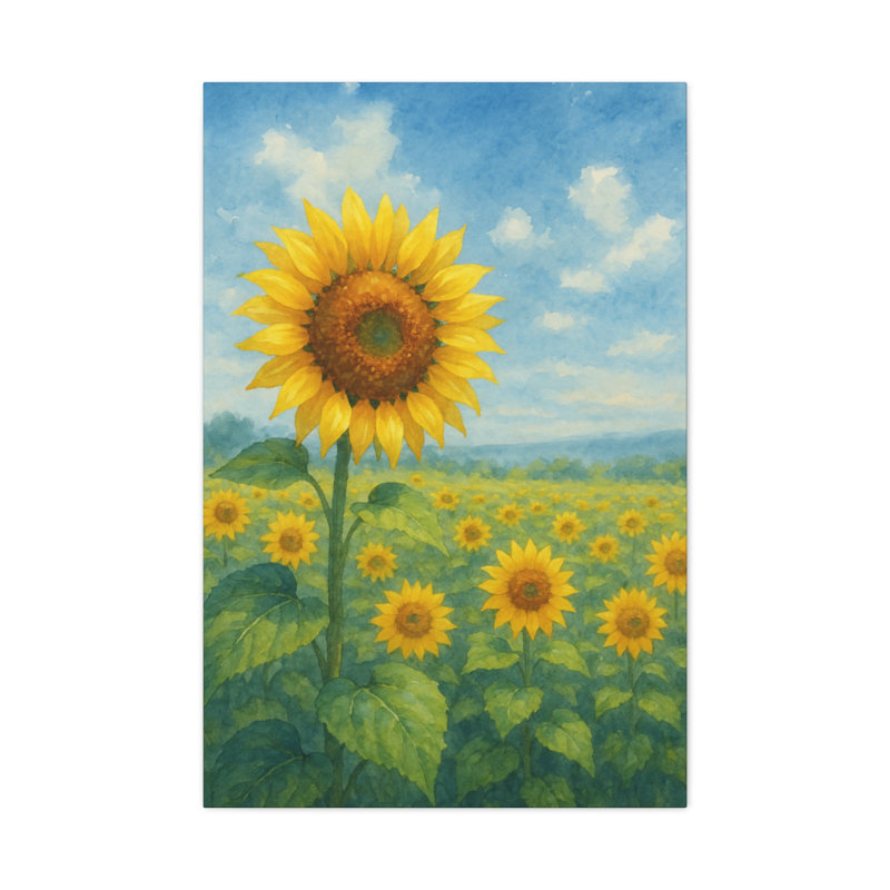 Aaroon Single Picture Frame Print on Canvas, 91.44 cm H x 60.96 cm W