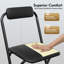 Tabouret de bar portatif pliant avec dossier haut (1 pièce, 29,53 pouces)-1756589534