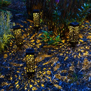 Solar Powered Garden and Tabletop Lights (Set of 4)