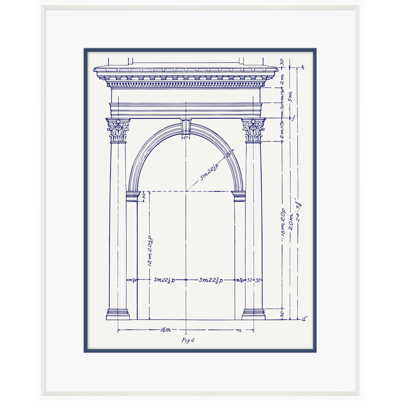White Arch Figure 4 Framed