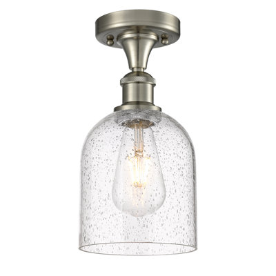 Ballston - Allysson - 1 Light 6" Semi-Flush Mount - Seedy Shade