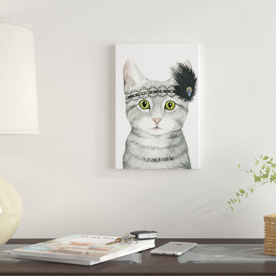 « downton cat iii », impression sur toile
