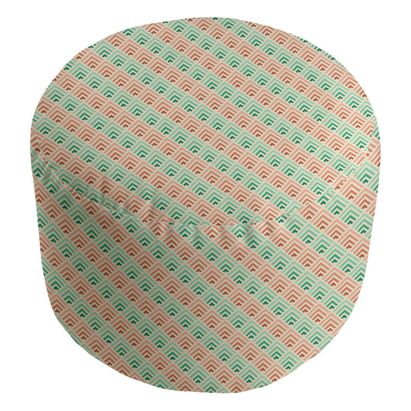 Repose-pieds Avicia, Vert / mandarine